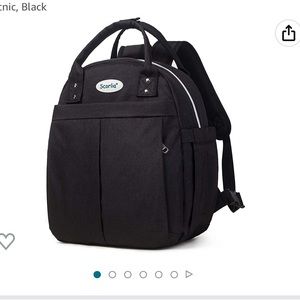 New Scorlia Insulated Lunch Tote/backpack Black